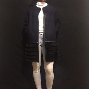 Navy Blue &Black Ann Taylor Coat